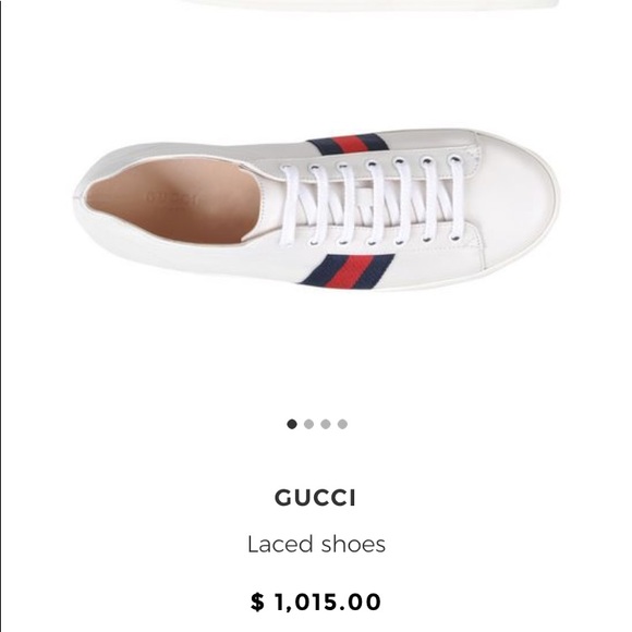 White Gucci women platform sneakers 37.5 Italian (7.5 US) - Picture 4 of 15